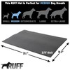 Uni Pro - Ruff Cushioned Dog Crate Mat, Black (Small)