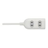 BUFFALO BSTAPST2320WH 2 Pin Power Strip 3 Pack Standard 2m