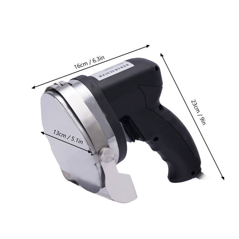 Electric Auto Shawarma Gyro Doner Kebab Slicer Cutter 2 Blades