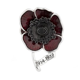 YEHJDSMD Red Poppy Brooch Remembrance Day Poppy Badges Lape Pin Poppy Flower Enamel Badges 1914-1918 World War I Commemoration Brooch Veterans Day Memorial Day Gift
