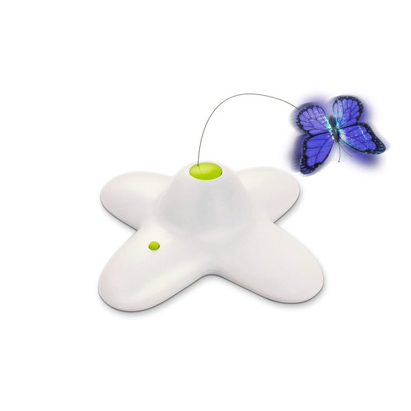 ALL FOR PAWS Cat Toys Interactive Butterfly Flutter Bug Cat Automatic Toy Stimulating Kitty Toys Enrichment for Indoor Cats