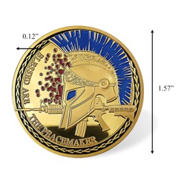 United States Police Thin Blue Line Prayer Warrior Gold Plated Coin Honoring Law Enforcement Heroes with Patriotic Design, Perfect for Collectors and Gifts