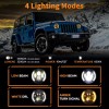 RIDROID 7" LED Headlight + Passing Lights For Harley Davidson