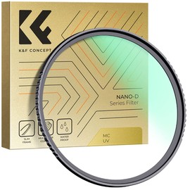 K&F Concept 58mm UV Protection Lens Filter 24 Layers Multi Coated Ultraviolet Ultra-clear (Nano-D Series)