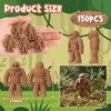 Chunful 50 Pcs Mini Bigfoot Figurines Sasquatch Party Favors,Classic