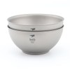 Keith Ti5351 250ml Titanium Bowl Set Ultralight Portable Camping Travel