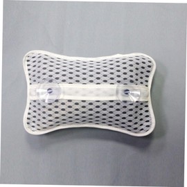 FRCOLOR Mesh Bath Pillow with Neck and Shoulder Support Fit Polyester Cushion for Bathtubs and Spas Comfortable Shower Accessory for Relaxation and Spa Enjoyment