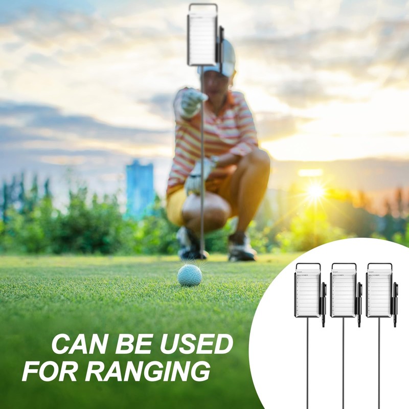 Shappy 4 Pcs Golf Metal Proximity Marker with Black Markers