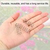 PATIKIL 10pcs 304 Stainless Steel Mechanical Extension Spring Spring 0.8mm