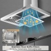Zomagas Range Hood 30 inch, Wall Mount Range Hood 450CFM