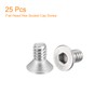 QUARKZMAN #10-24x3/8 Inch Flat Countersunk Socket Cap Screws 25 Pieces