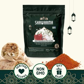 Afia - Shawarma Seasoning | Shawarma Spice Blend for Garlic Sauce (Toum), Lavash & Other Flatbreads, Kebab, Kofta, Grilled Meat | Premium Spice with Top Notes of Cumin and Coriander (1pk, 8oz)