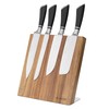 Navaris Wooden Magnetic Knife Holder - Universal Wood Magnetic Block