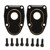 2 PCS Brass Portal Covers Black Stability Portal Steering Knuckle