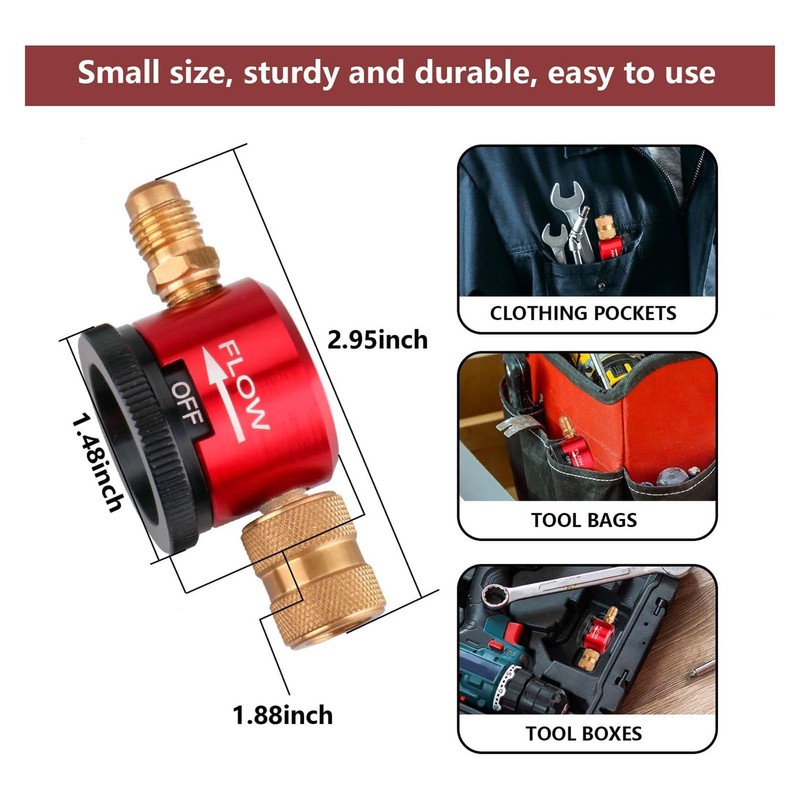 Nitrogen Purge Tool with Quick 3 Point Dial, Smooth, Consistent