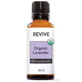 USDA Certified Organic Lavender 30ml Essential Oil by Revive Essential Oils - 100% Pure Therapeutic Grade, for Diffuser, Humidifier, Massage, Aromatherapy, Skin & Hair Care