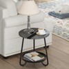 MOFAIN 2 Tier Coffee Table in Living Room, Industrial Style