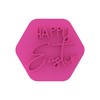 LissieLou Happy Easter Cookie Stamp Icing Fondant Embosser - Light