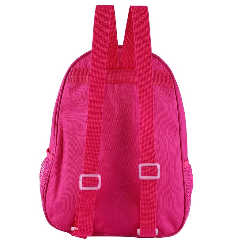 Girls Ballet Dance Embroidered Backpack Kids Shoulder Sports Bag(Rose Red)