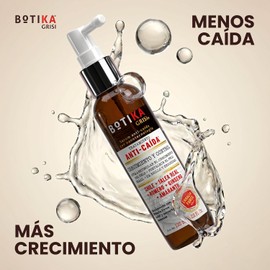 Botika Grisi - Serum Anti-Caída con Nanotecnología, Chile, Ginseng, 125 ml Jalea Real, Romero y Amaranto, Erbalia Force, fortalece pelo frágil, brillo y sedosidad, no se enjuaga