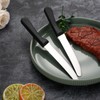 Zhehao 150 Pcs 8.39 Inches Steak Knife Sets Black Steak
