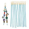 DIY Beadable Keychain Making Kit,10 Pcs Gold Lobster Clasps&5m Braided