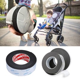 EVA 수화물 바퀴 방음 스티커 내마모성 충격 흡수 커버 미끄럼 방지 소음 감소 [1mm Width 15mm] EVA Luggage Wheel Noise Reduction Sticker Abrasion-Resistant Shock Absorption Cover Non-Slip Noise Reduction [1mm Width 15mm]