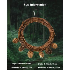 Litave Bird Swing for Parrots, Finches, and Mynahs, Durable Pet Toy and Perch, Comfortable Bird Cage Accessory, Easy to Install & Clean, Bird Swing Seat