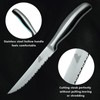 HENSOMG Steak Knife Set with Hollow Handle 9pcs,8 Pcs Steak