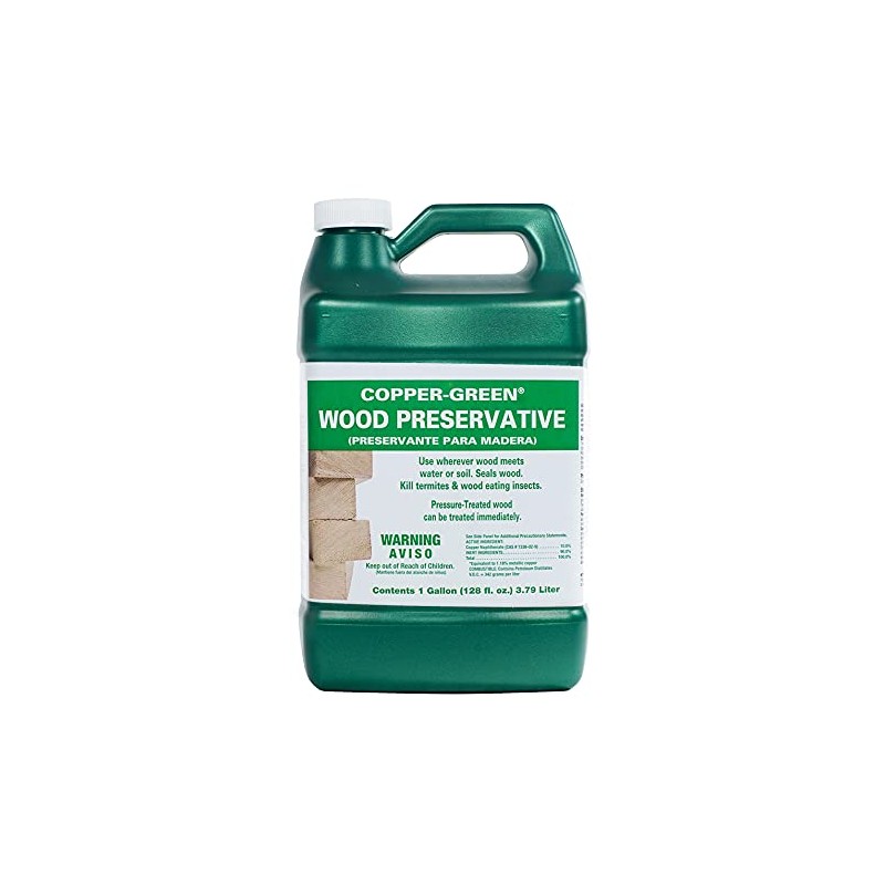Green Products Co. 30001 Copper Green Wood Preservative, 1-Gallon