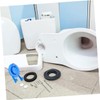 Gadpiparty 2pcs Durable PVC Toilet Flapper for Bathroom Easy Installation