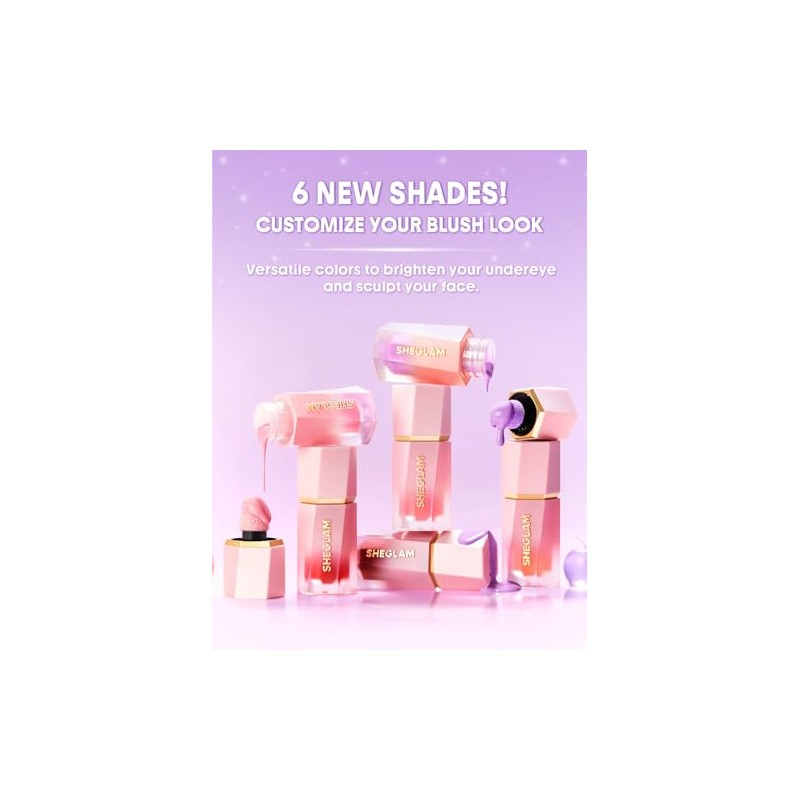 SHEGLAM Color Bloom Liquid Blush-Lilac Dream