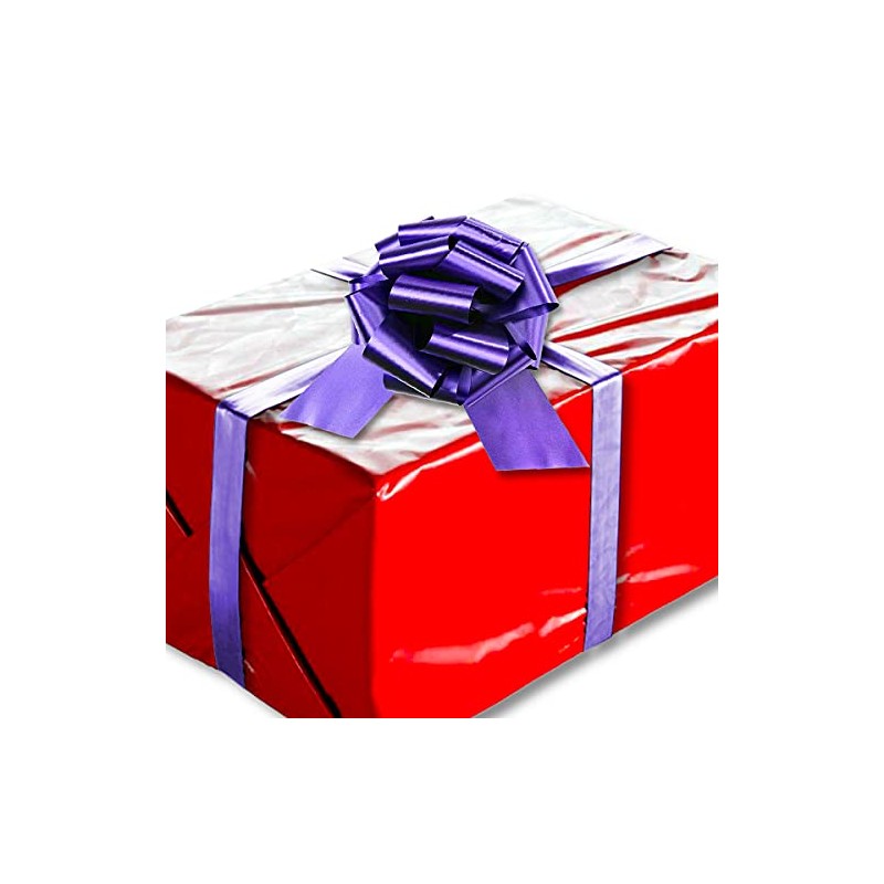 Large Purple Bow for Easter Basket - InstaBows 3 Pack