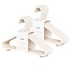 3 Sprouts Baby Wheat Straw Plastic Clothes Hangers - Pack