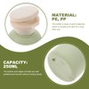 Pack of 3 Shampoo Bottles Refillable Round Flip Top Bottles