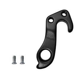 HLMYER Tail Hook Rear Derailleur Hanger,Rear Wheel Mechanical Shift Hook,Rear Derailleur Aluminum Alloy,Rear Derailleur,Black Tailhook Dropout Frame Adapter for Mountain Road Bike Cycling Parts