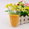 SumDirect 100Pcs Clear Zipper Resealable Stand Up Pouch /Snack Packing