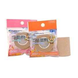 Non-woven bandage, cotton bandage, sports tape, medical use Dressing band non-woven bandage white + 1.25cm x 9.1M + 2 pieces 1 set 5ea