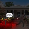 Lancoon 2 Pack Solar Motion Sensor Alarm Outdoor 360°Motion Detector