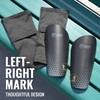 Northdeer Shin Pads Football Mens incl. Sleeves with Optimized Insert