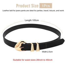 1 Piece Women'S Belt, Simple And Versatile Belt, Clothing Accessories, Pu Leather Belt, Decorative Belt.