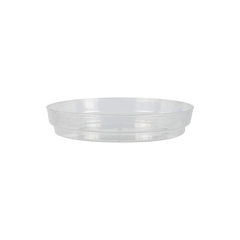 Reko Clear Plastic Saucer - 100mm, Transparent