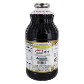 Lakewood Organic Pure Concord Grape Juice, 32 Ounce - 12 per case.