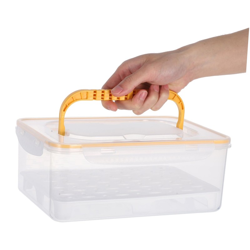 Cabilock Shot Glass Display Box Dustproof Glassware Storage Case with