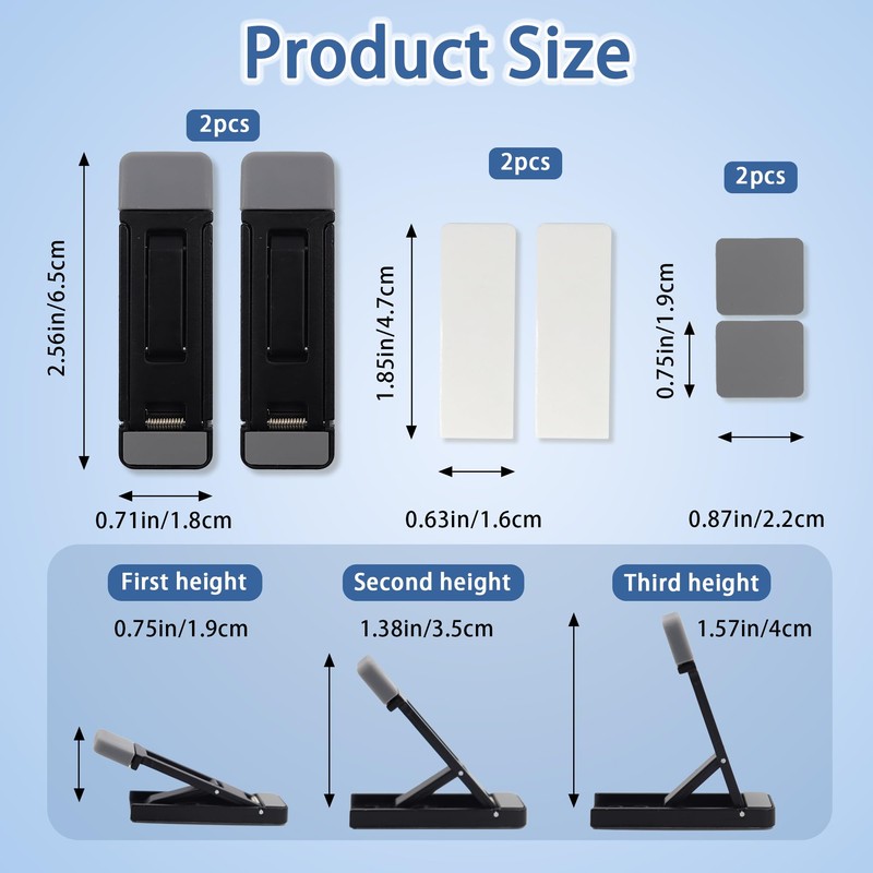 YITOBA 2 PCS Small Keyboard Stand for Desktop, Portable Keyboard