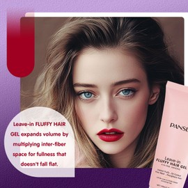 4-in-1 Leave-in Hair Gel, No-Rinse Volumizing Treatment, Lightweight Shine, 100ml