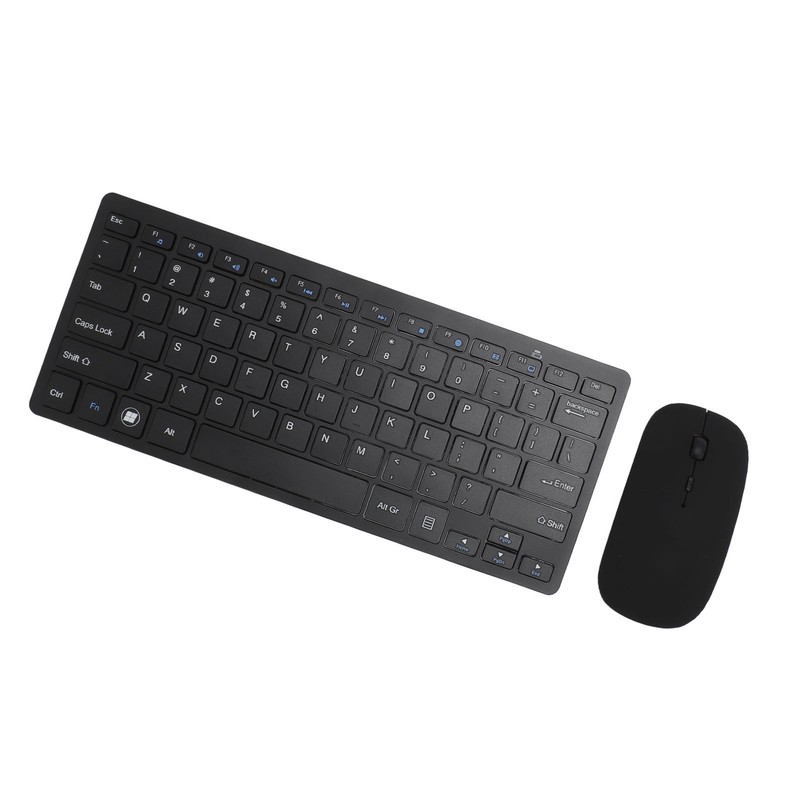 2.4G Wireless Keyboard Mouse Combo 78 Keys Keyboard USB Receiver