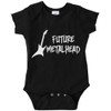 Future Metalhead Funny Baby Bodysuit Infant (Black, Newborn)