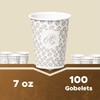 Caramont - 7 Oz 100 Disposable Heat Resistant Paper Cups