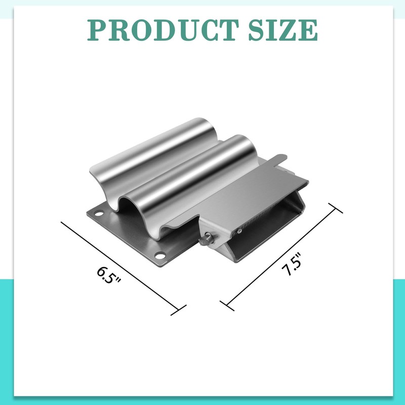 Neowah SH675SS Stainless Steel Tool Rack Holder, Heavy Duty Mount
